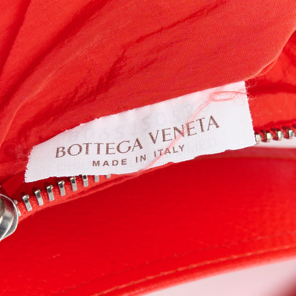 Bottega Veneta Paper Calfskin Intrecciato Stretch Cassette Bright Red 9 of 12