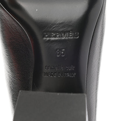 Hermes Goatskin Tuileries Mules 35 Black 6 of 9
