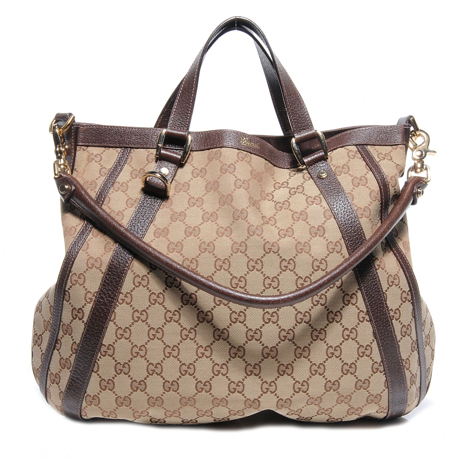 Gucci Monogram Medium Abbey Convertible Tote Ebony 1 of 7