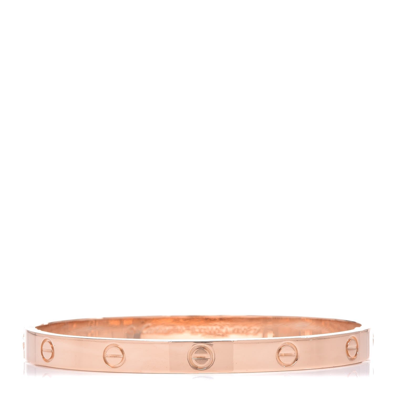 Cartier 18K Pink Gold LOVE Bracelet 19 3 of 5