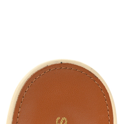 Saint Laurent Calfskin Opyum 85 Slingback Pumps 40 Real Beige 10 of 12