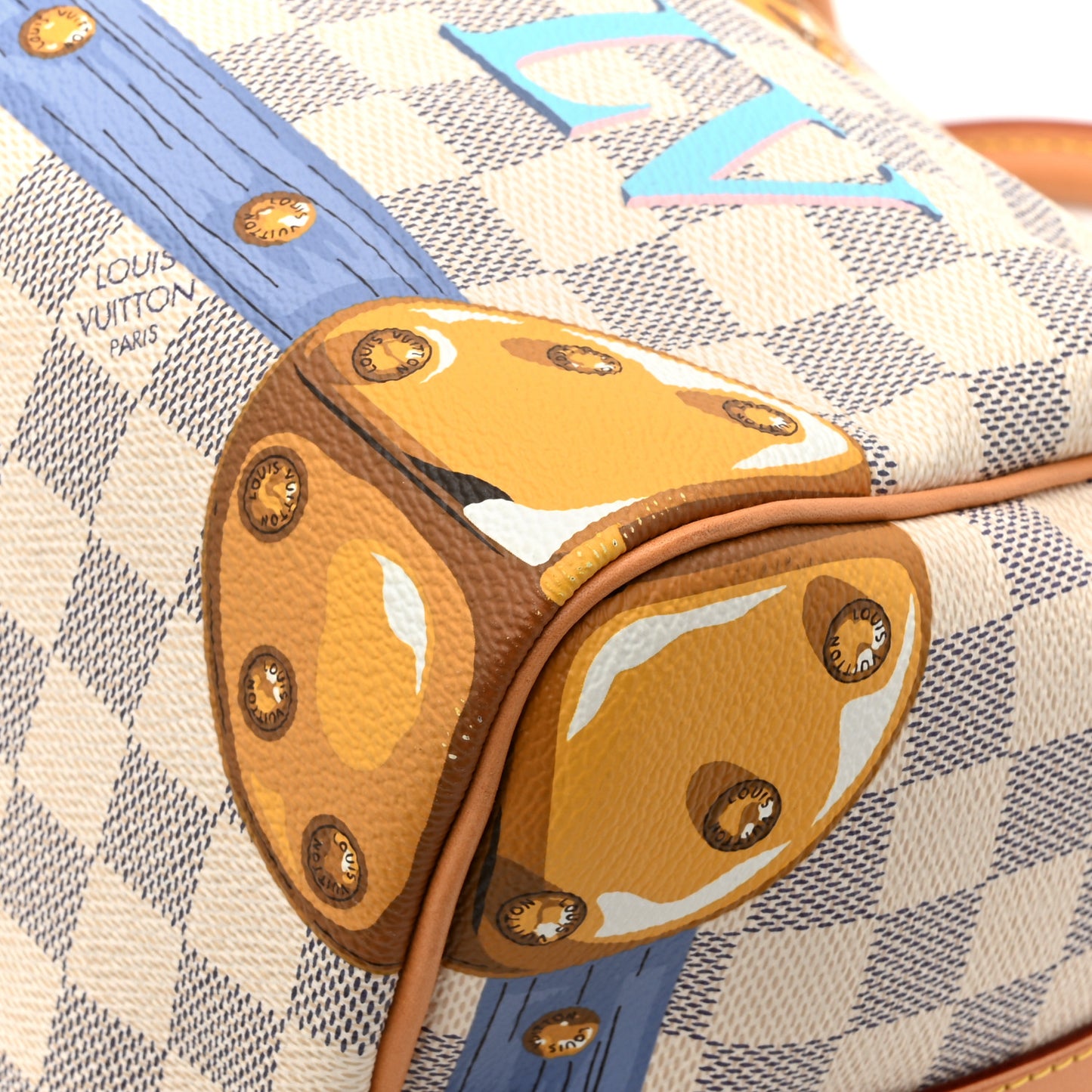 Damier Azur Summer Trunks Speedy Bandouliere 30