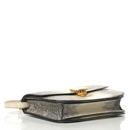 Celine Lizard Medium Classic Box Flap Bag Natural 4 of 12