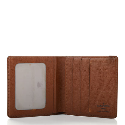 Louis Vuitton Monogram Mens Porte-Billets 3 Card Billfold Wallet 5 of 9