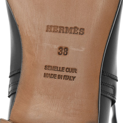 Hermes Calfskin Neo Low Boots 38 Black 7 of 11