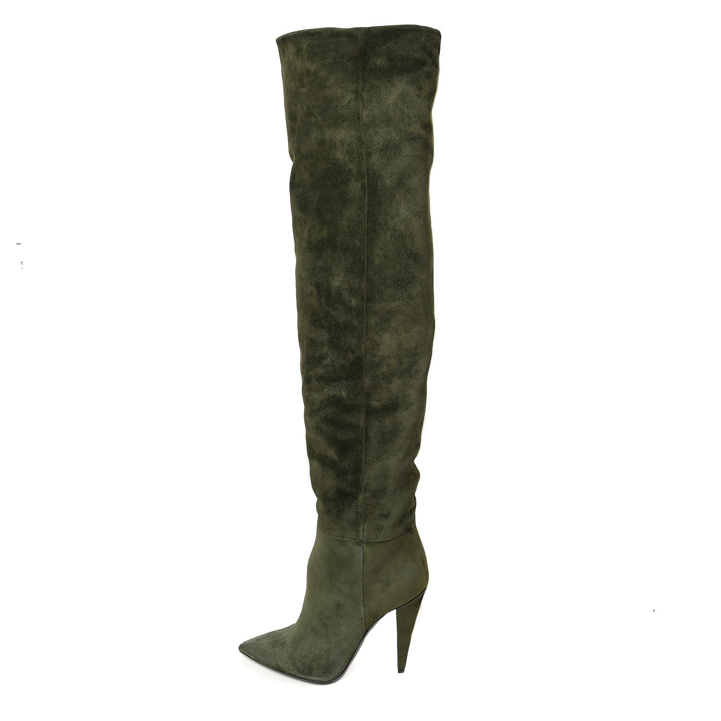 Suede Era Over The Knee Boots 39 Army Green