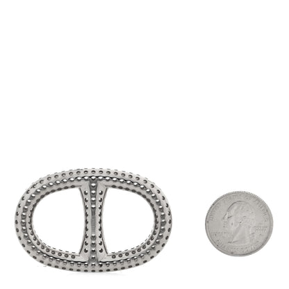 Hermes Palladium Chaine D'Ancre Perforee Scarf Ring 2 of 4
