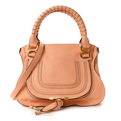 Chloe Calfskin Medium Marcie Satchel Terracotta Pink 1 of 11
