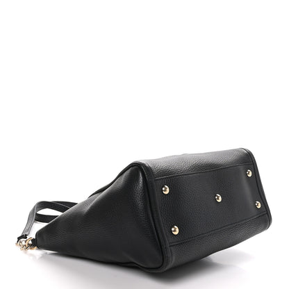 Gucci Pebbled Calfskin Small Soho Top Handle Bag Black 4 of 11