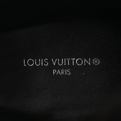 Louis Vuitton Calfskin Monogram Metropolis Flat Ranger Boots 40 Black 7 of 11