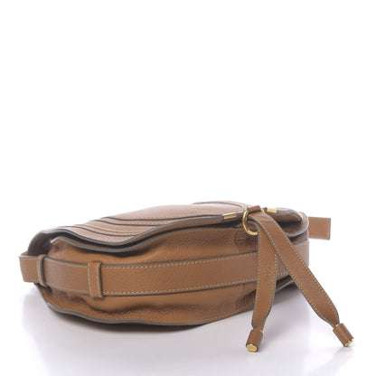 Chloe Grained Calfskin Medium Marcie Saddle Bag Burning Camel 4 of 10