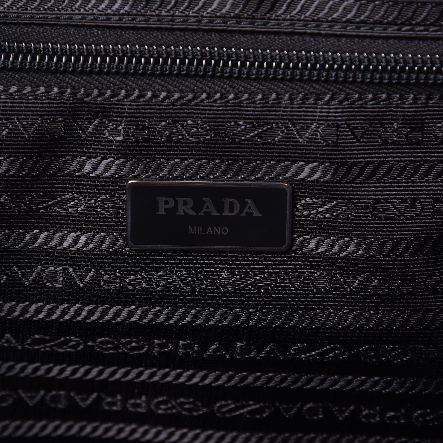 Prada Tessuto Nylon Quilted Shopping Tote Black 6 of 11