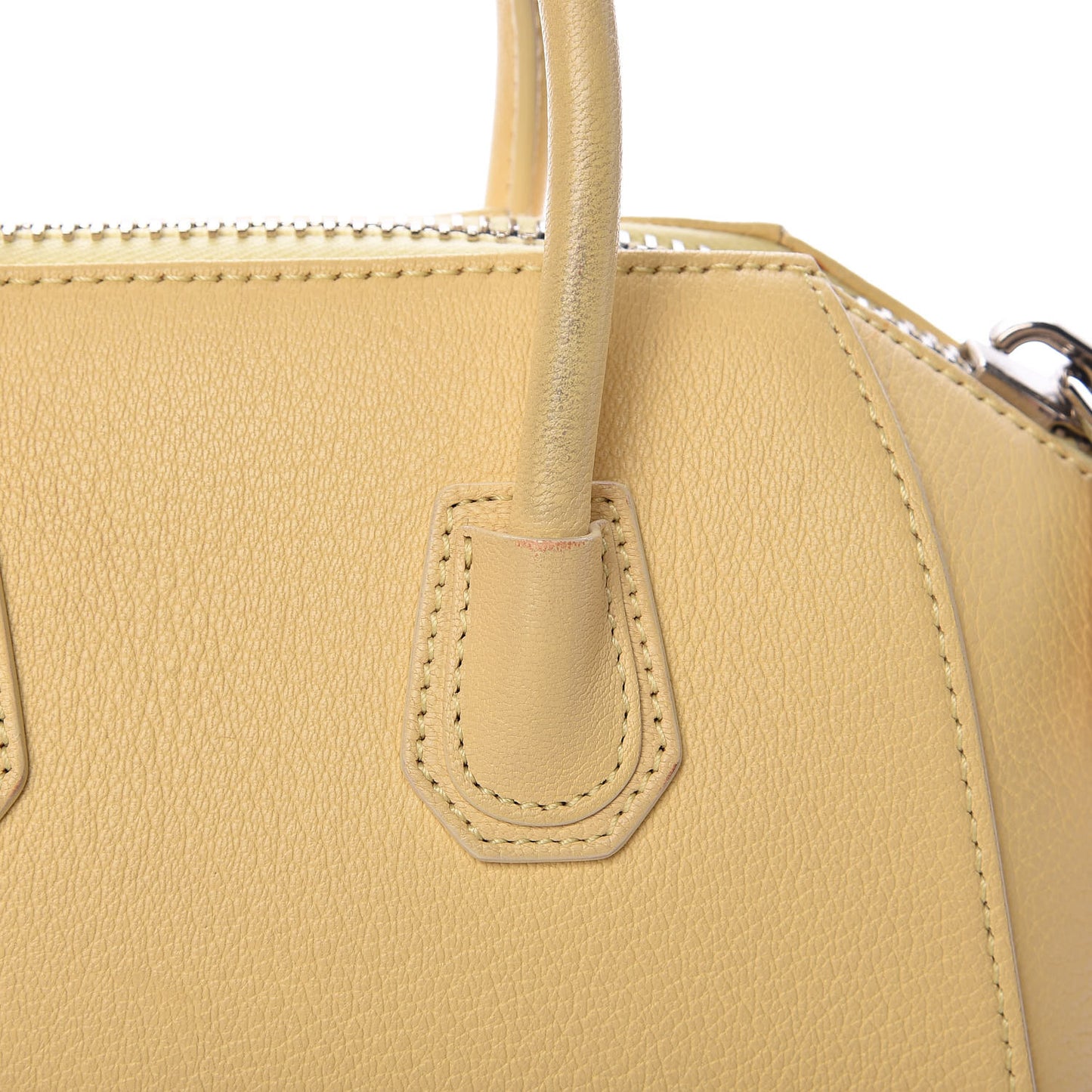 Sugar Goatskin Mini Antigona Yellow