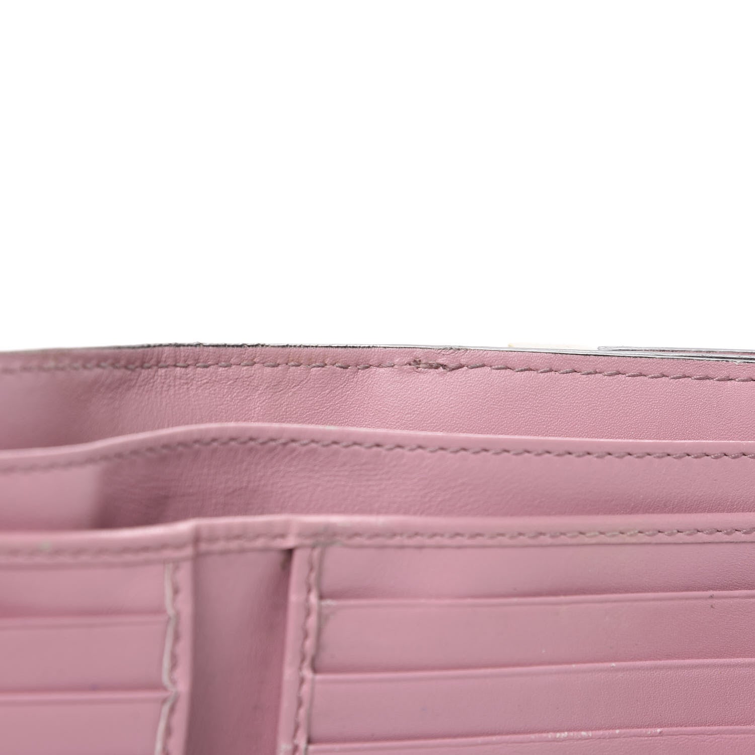 Gucci Guccissima Dice French Flap Wallet Carmine Rose 9 of 11