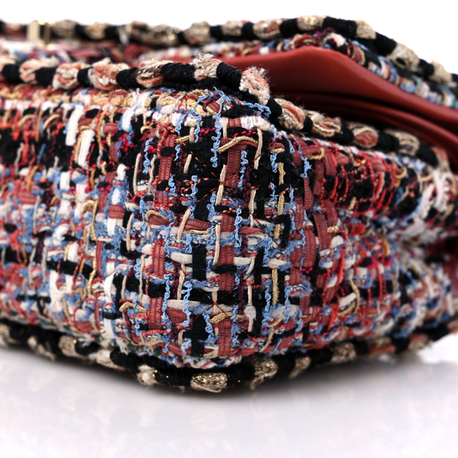 Chanel Tweed Quilted Rectangular Flap Multi 9 of 11