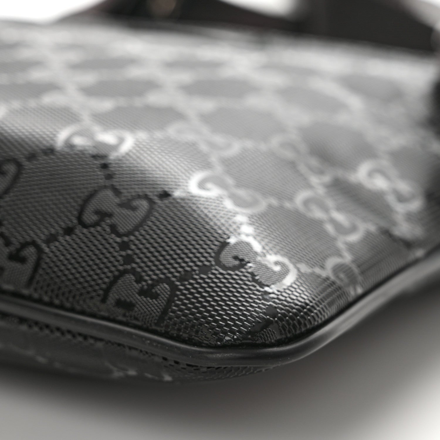 Gucci Imprime Monogram Small Flat Messenger Bag Black 11 of 11