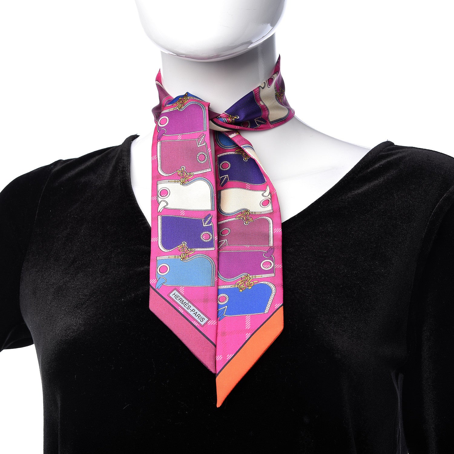 Hermes Silk Camails Twilly 2 of 5