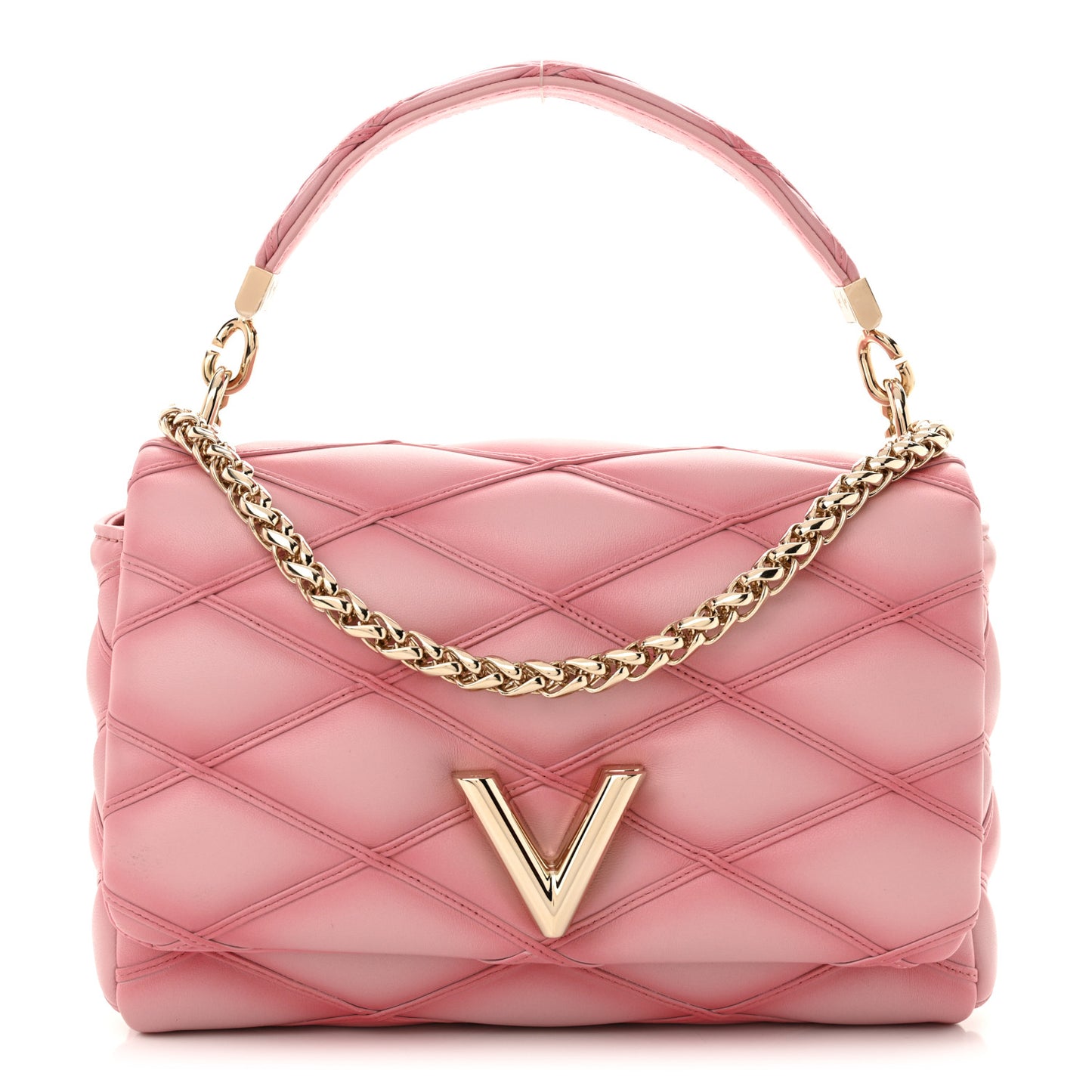 Lambskin Malletage Top Handle GO-14 MM Raspberry