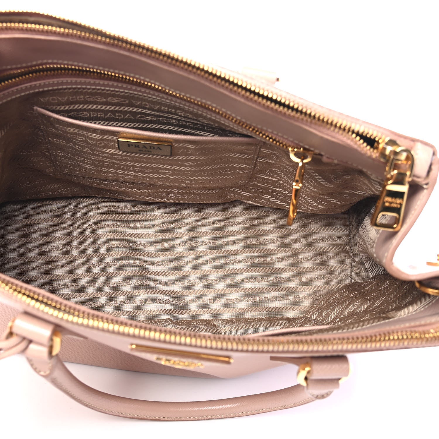 Prada Saffiano Medium Galleria Double Zip Tote Cammeo 4 of 8