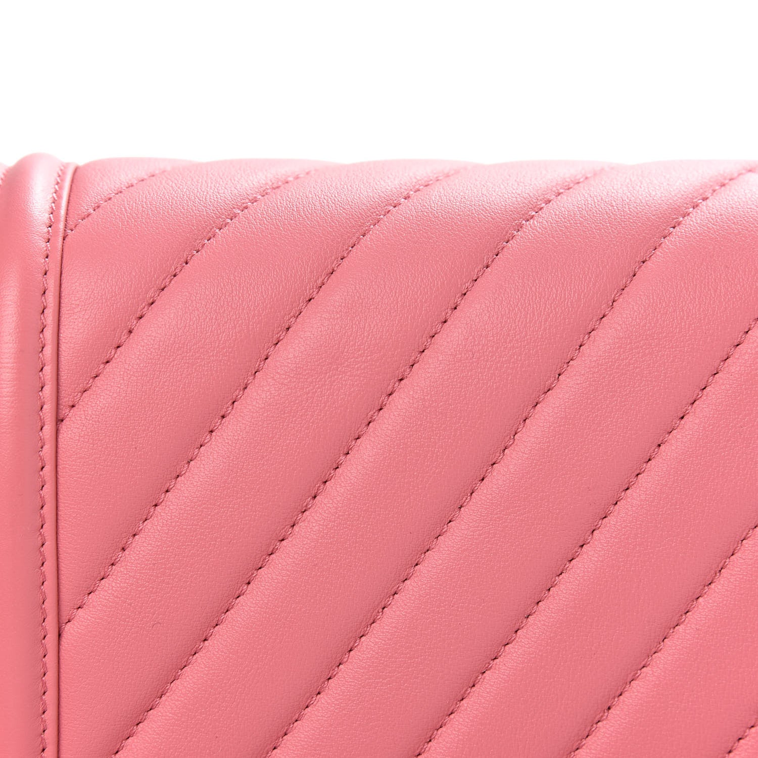 Chanel Lambskin Chevron Quilted New Medium Boy Flap Pink 8 of 12