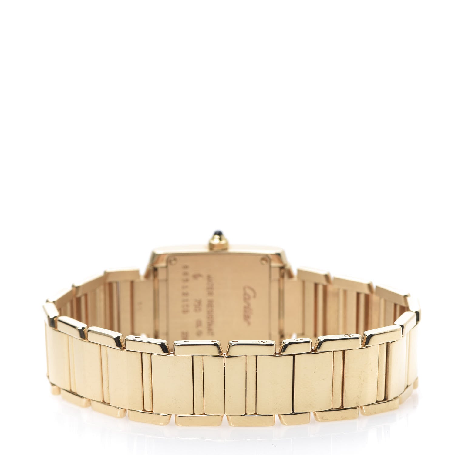Cartier 18K Yellow Gold 20mm Tank Francaise Quartz Watch 3 of 5