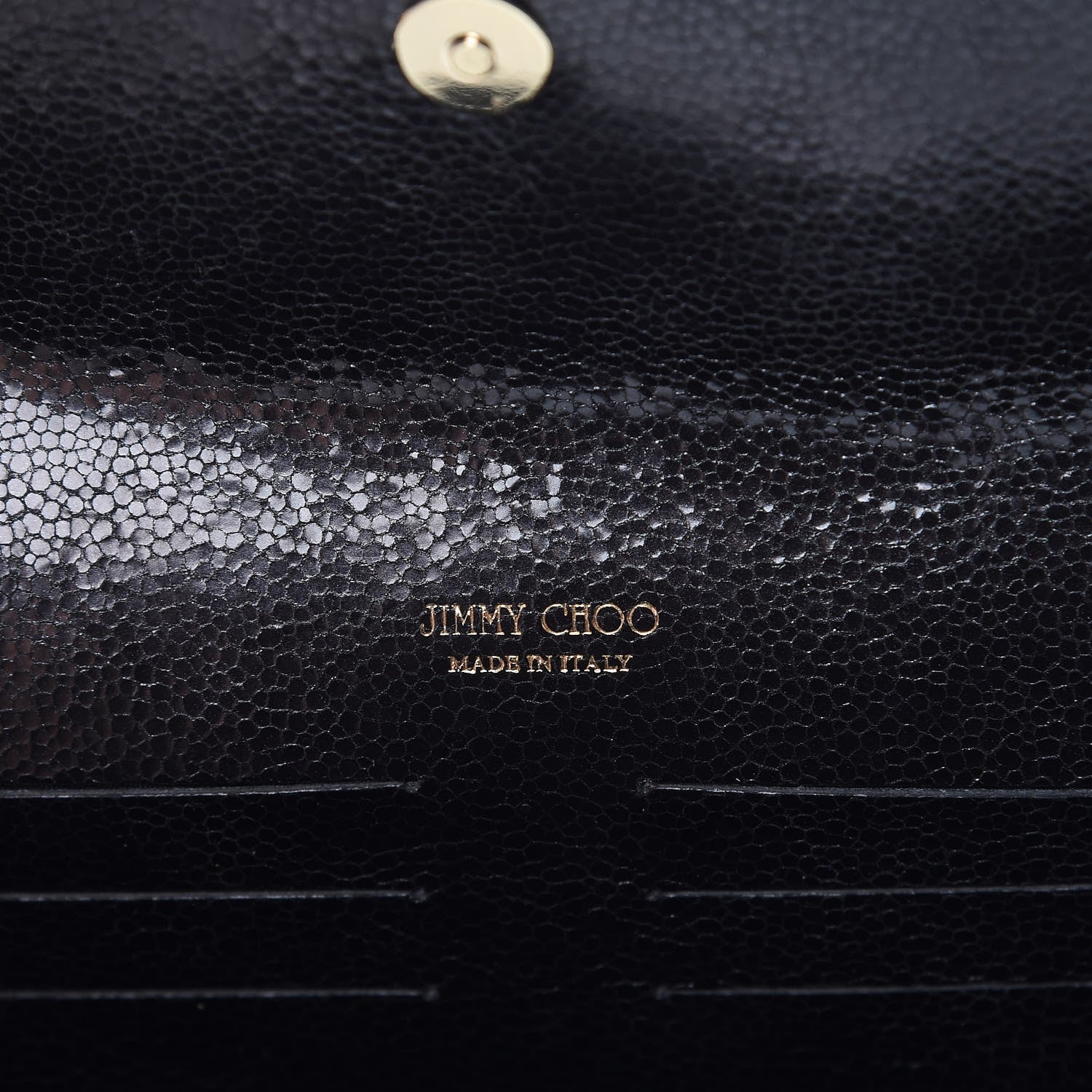 Jimmy Choo Glitter Riane Clutch Bag Black 6 of 12