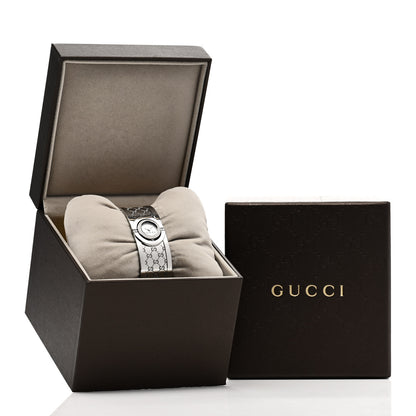 Gucci Stainless Steel Diamond Bezel Mother of Pearl 23mm Twirl Quartz Watch 5 of 5