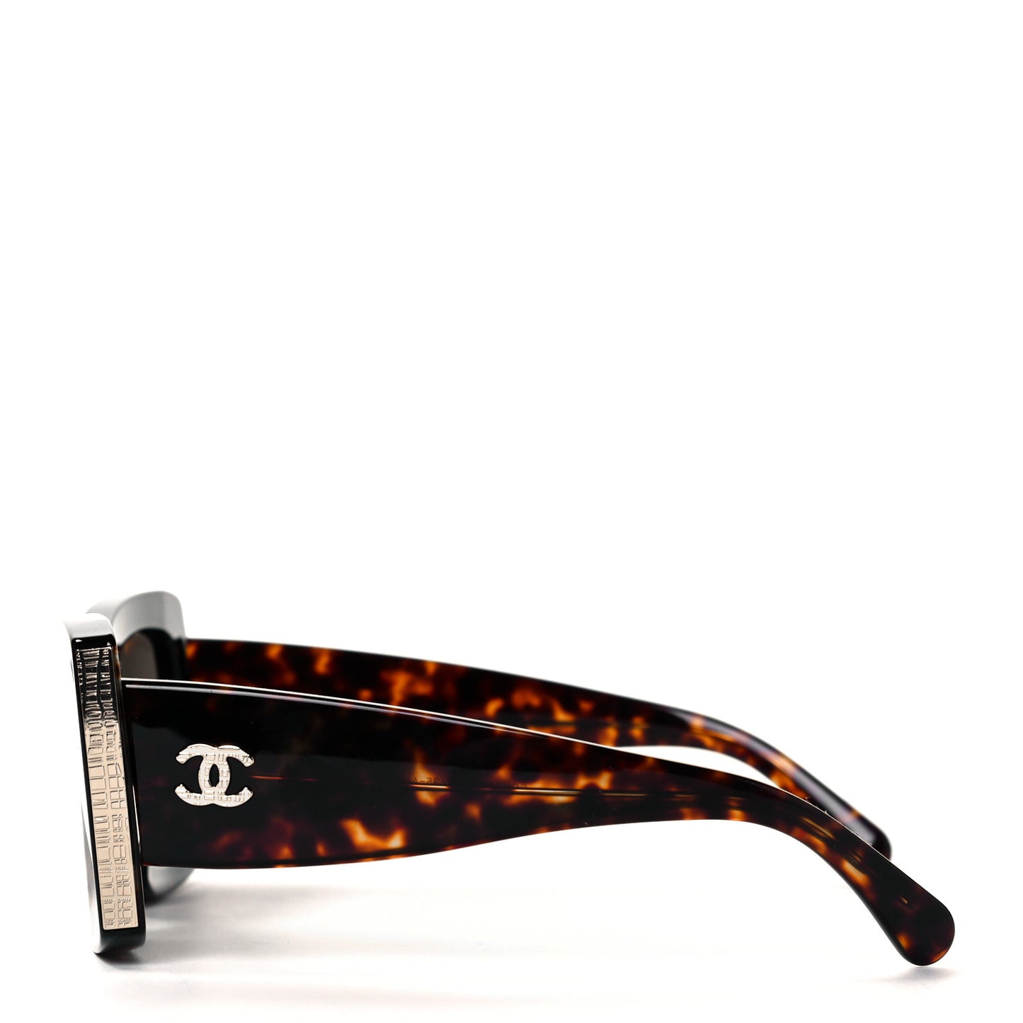 Acetate Rectangle Sunglasses 5435 Tortoise