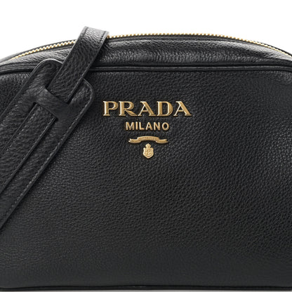 Prada Vitello Daino Mini Camera Crossbody Black 11 of 12