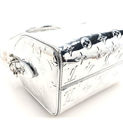 Louis Vuitton Monogram Miroir Speedy Bandouliere 20 Silver 8 of 9