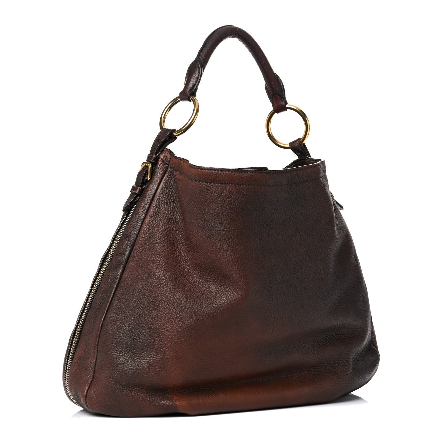 Prada Cervo Antik Hobo Bruciato 2 of 31