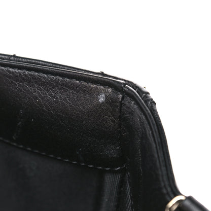 Chanel Crumpled Calfskin Quilted Large Chain All Over Flap Bag Black 11 of 12