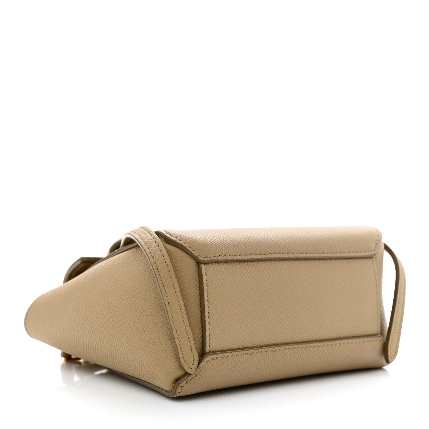 Grained Calfskin Pico Belt Bag Light Taupe