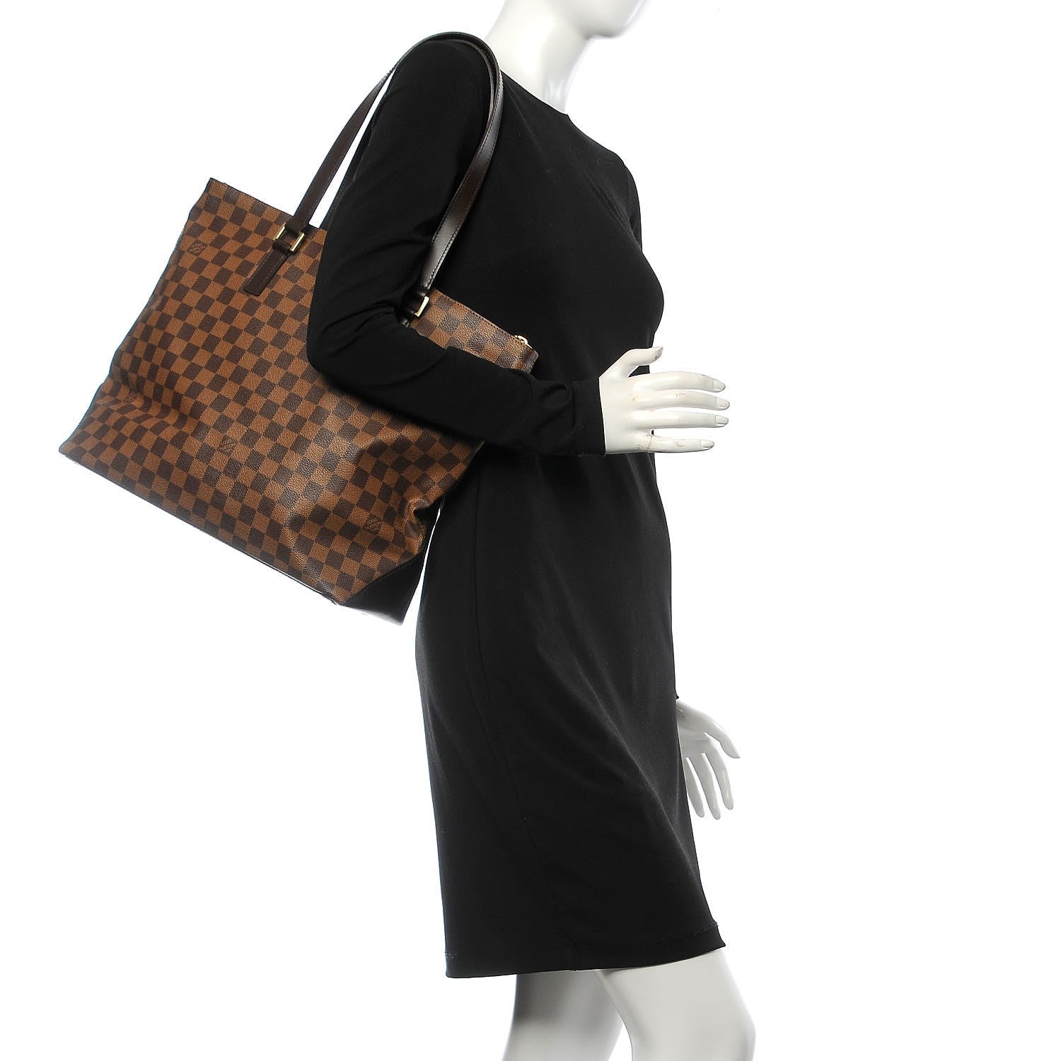 Louis Vuitton Damier Ebene Cabas Mezzo 2 of 12