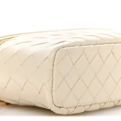 Bottega Veneta Calfskin Intrecciato Bang Bang Vanity Case Sea Salt 9 of 11
