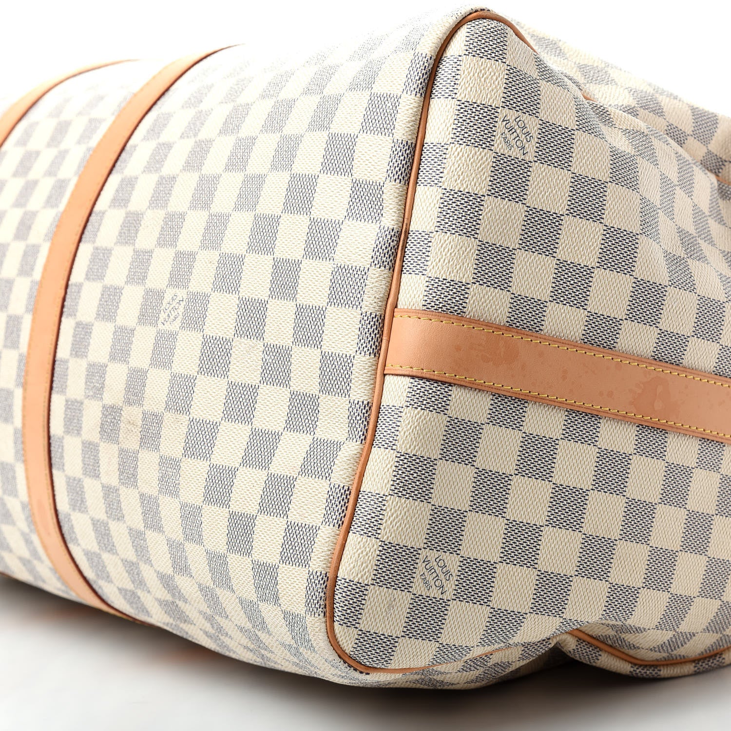 Louis Vuitton Damier Azur Keepall Bandouliere 55 6 of 13