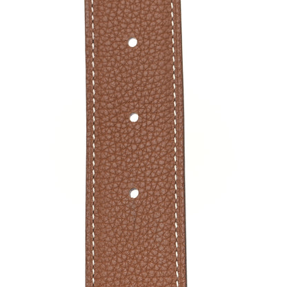 Hermes Box Togo 32mm H Belt 85 34 Black Gold 4 of 5