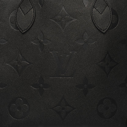 Louis Vuitton Empreinte Monogram Giant Neverfull MM Black 9 of 11