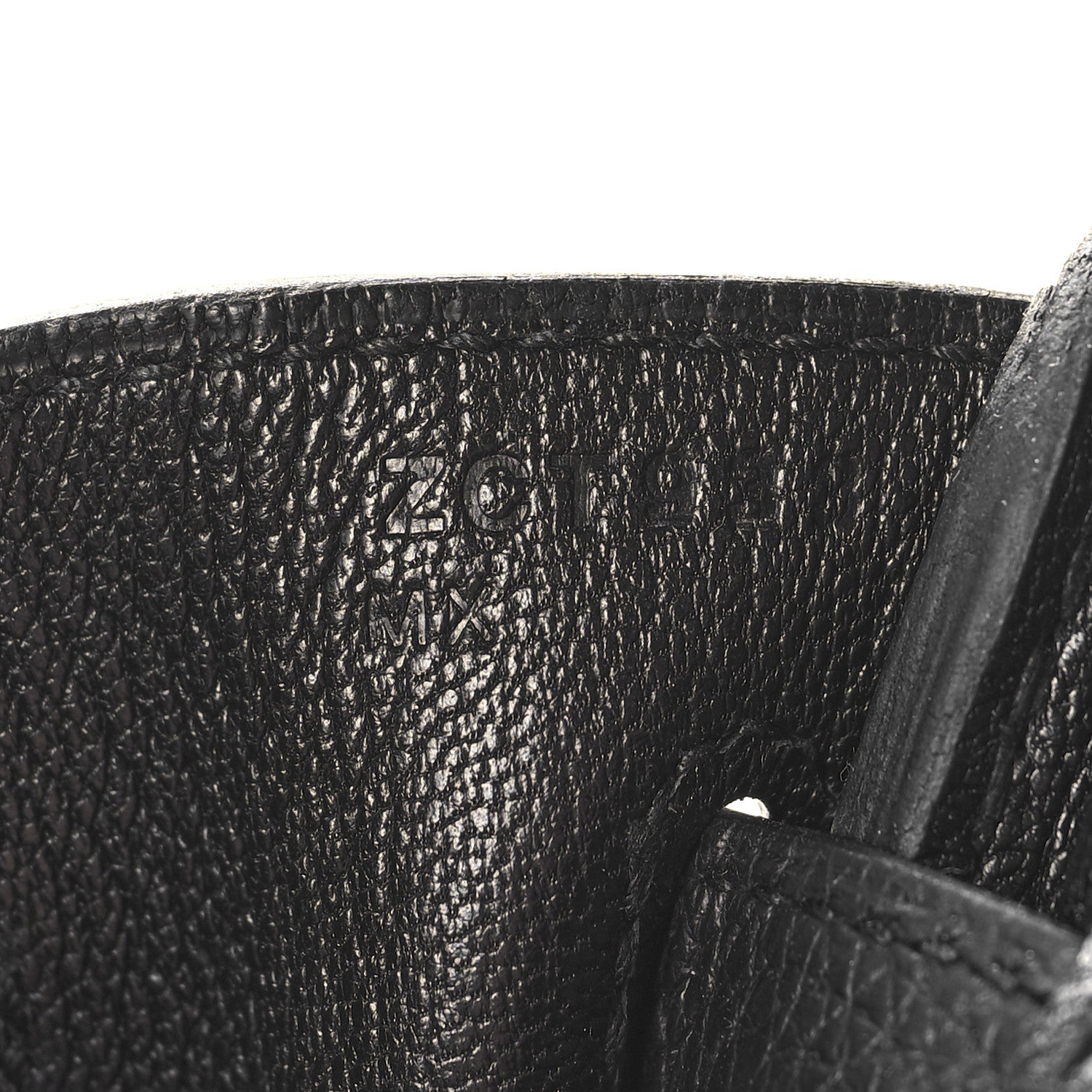 Hermes Togo Birkin 25 Black 7 of 13