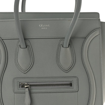Celine Baby Drummed Calfskin Micro Luggage Sky 8 of 11