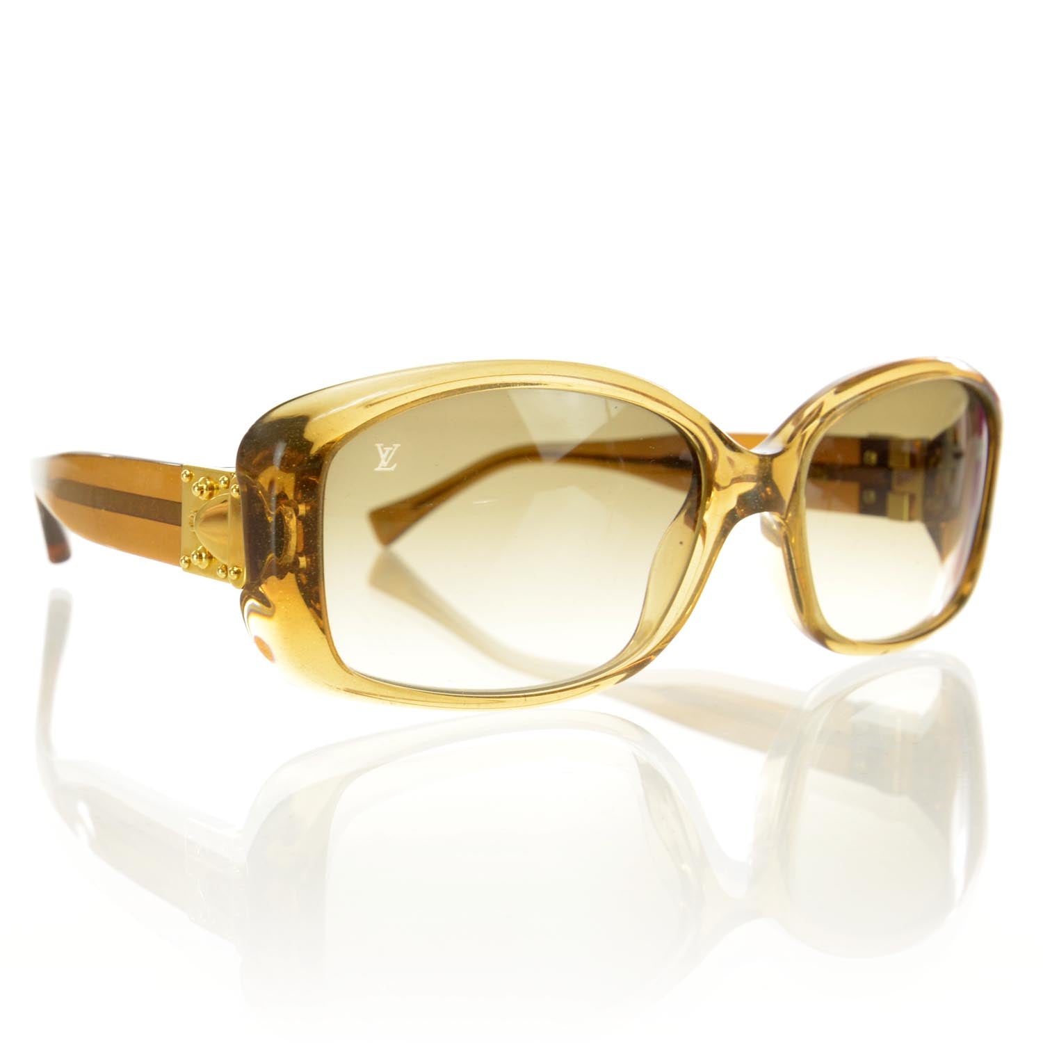 Louis Vuitton Soupcon GM Sunglasses Light Glitter Honey 1 of 8