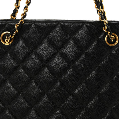 Chanel Caviar Quilted Shoulder Bag Black 9 of 11