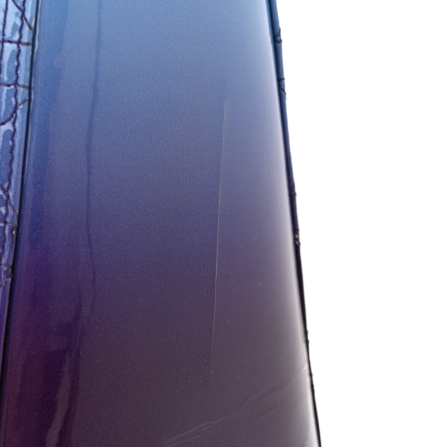 Patent Cannage Gradient Medium Lady Dior Purple Blue