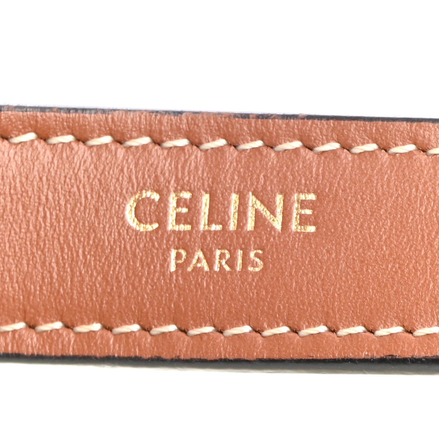Celine Canvas Calfskin Ava Triomphe Shoulder Bag White 5 of 8