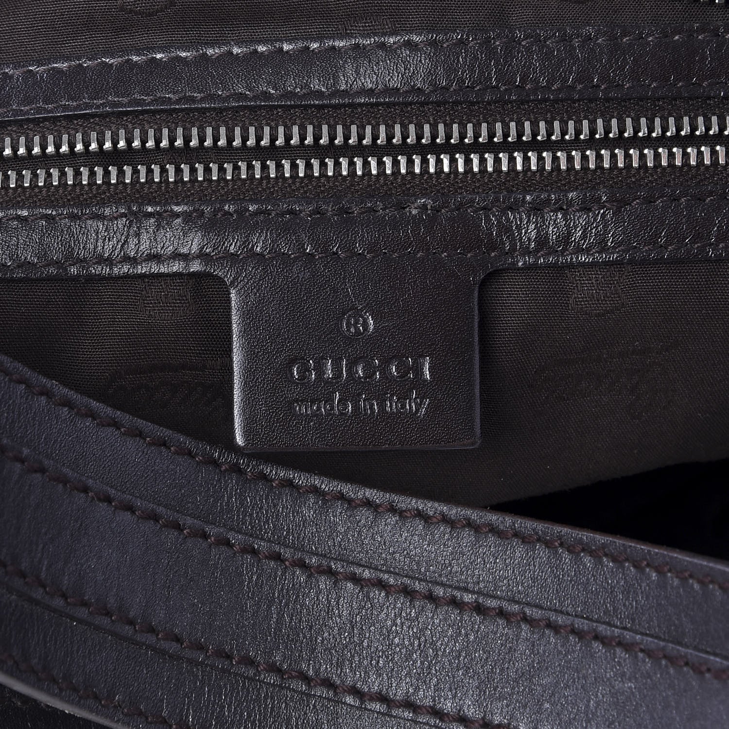 Gucci Monogram Large GG Twins Hobo Dark Brown 5 of 11
