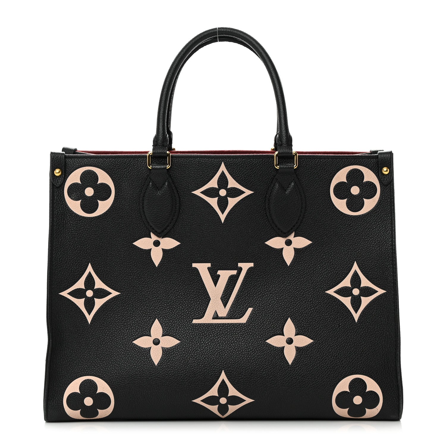 Louis Vuitton Empreinte Monogram Giant Onthego MM Black Beige 1 of 19