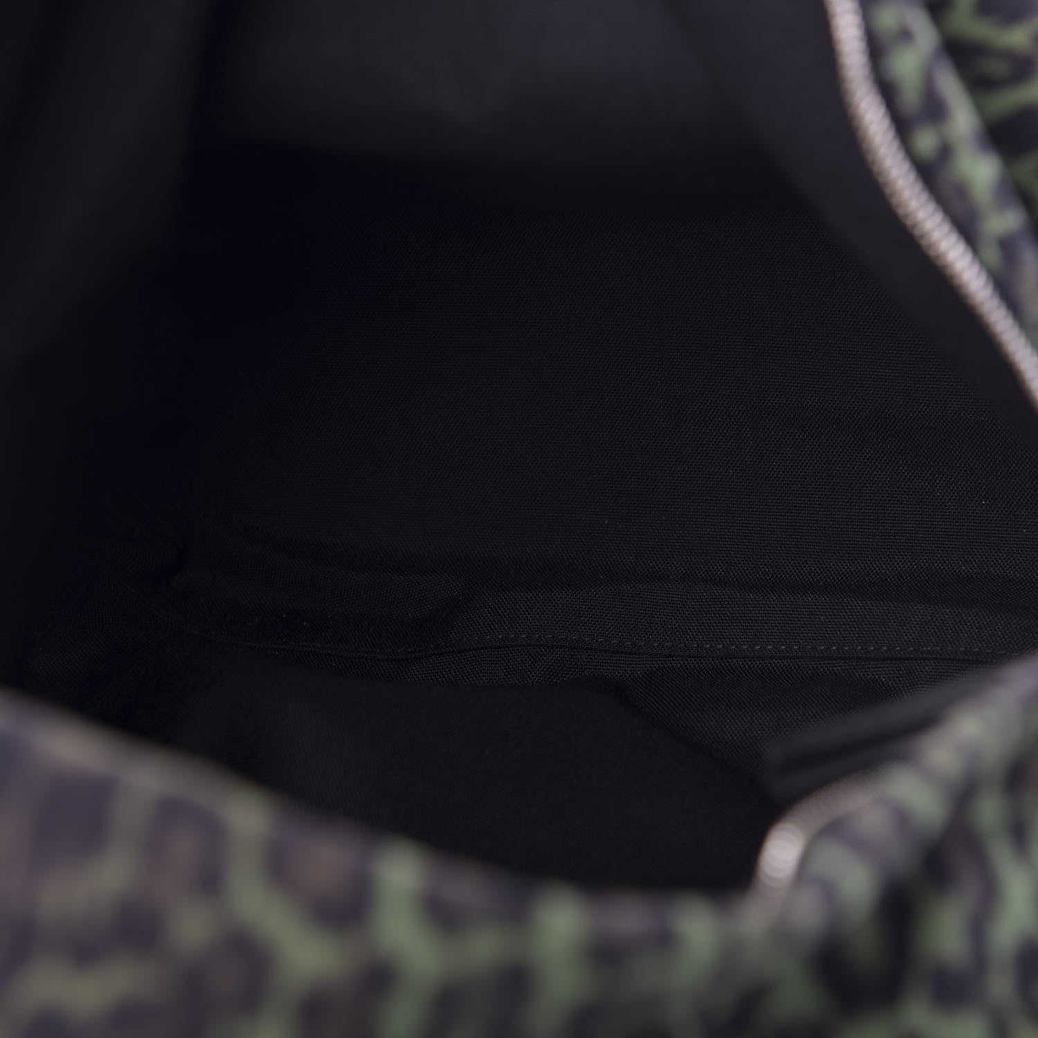 Saint Laurent Printed Canvas Leopard Classic Hunting Backpack Green 3 of 8