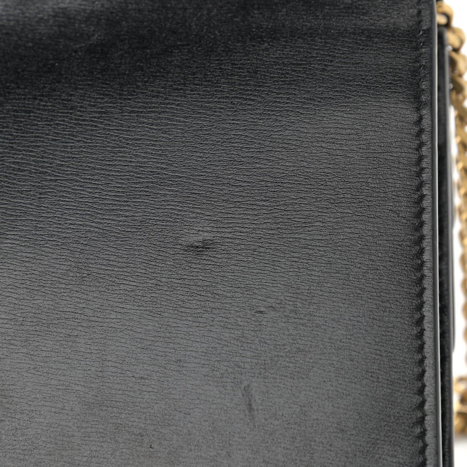 Saint Laurent Smooth Calfskin Monogram Sulpice Chain Wallet Black 12 of 16