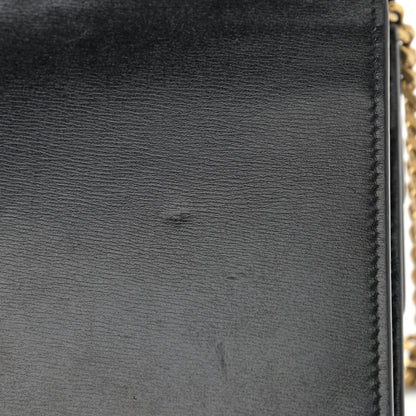 Saint Laurent Smooth Calfskin Monogram Sulpice Chain Wallet Black 12 of 16