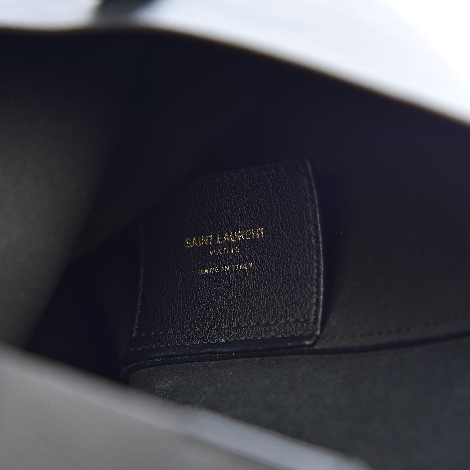 Saint Laurent Calfskin Toy Shopping Tote Black 7 of 13